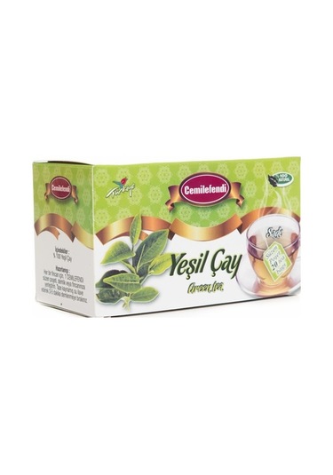 Cemilefendi Yeşil Çay Süzen Poşet Çay 20'li