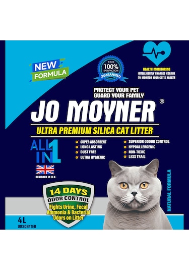 Jo Moyner Erken Teşhis Formüllü Silika Kristal Kedi Kumu 4 L