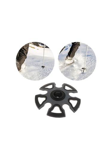 Dolıty Yürüyüş Batonları Kar Sepeti Çubukları, Aksesuarlar Gri