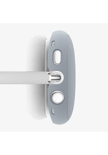 Spigen Silikon Fit Airpods Uyumlu Max Gri Renk Kılıf Gri