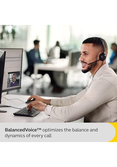 Jabra Engage 40 UC Duo Kablolu Kulak Üstü Kulaklık