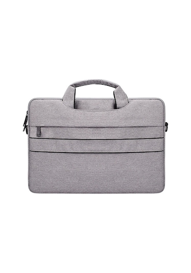 St02s Su Geçirmez Yırtılma Direnci Gizli Taşınabilir Askı 15.6 İnç Dizüstü Bilgisayarlar İçin Tek Omuzlu Çanta, Bavul Kemeri İle Açık Gri