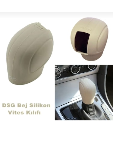 Point Dsg Silikon Vites Kılıfı Tüm Dsg Vites Araçlara Uyumlu Bej Renk Bej