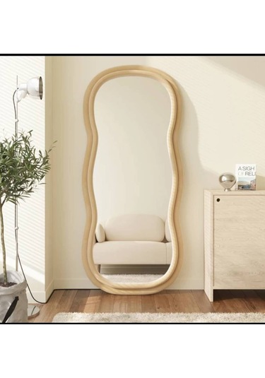 90 Cm Dekoratif Duvar - Boy Aynası Çok Renkli