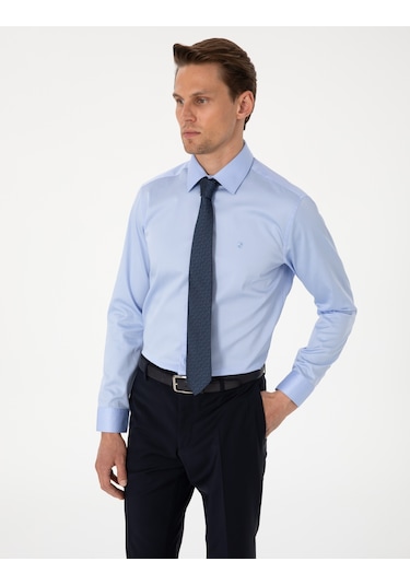 Pierre Cardin Erkek Koyu Mavi Gömlek Basic 50305127-vr032 Koyu Mavi