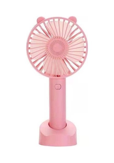 Usb Mini Taşınabilir Fan Açık Mini Yaratıcı Masaüstü Ofis Sessiz Şarj Açık Seyahat Için Taşınabilir El Fanı Pwuosj Pembe