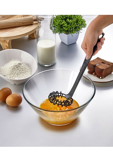 Büro Ev Ofis Mutfağı İçin Plastik Çırpıcı Spiral Çırpma Aparatı