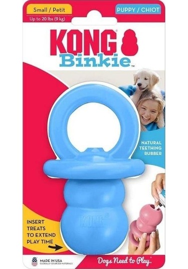 Kong Puppy Binkie Diş Kaşıma Emzik Yavru Köpek Oyuncağı S