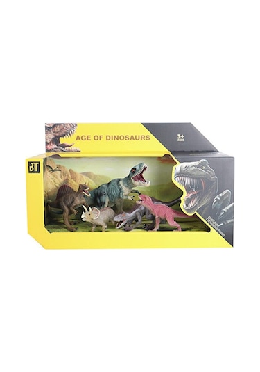 5 Dinozor Figürlü Dinozorların Dünyası Oyun Seti: Jurassic Macera Evinizde Dinozor