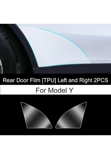 Novahub Ön Kapı Arka Kapı Koruyucu Film Tesla Model3/y 2017-2022 Görünmez Araba Giyim Tpu Film Dekorasyon Özel Aksesuarlar Modely Rear