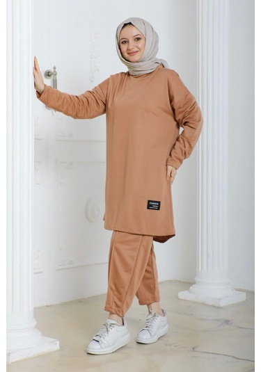 Tesettür 2li Takım - Camel Camel