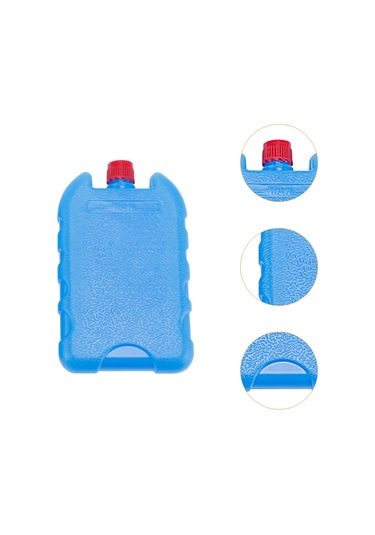 Suntek 6x Buz Soğutucu Blokları Yeniden Kullanılabilir Mavi