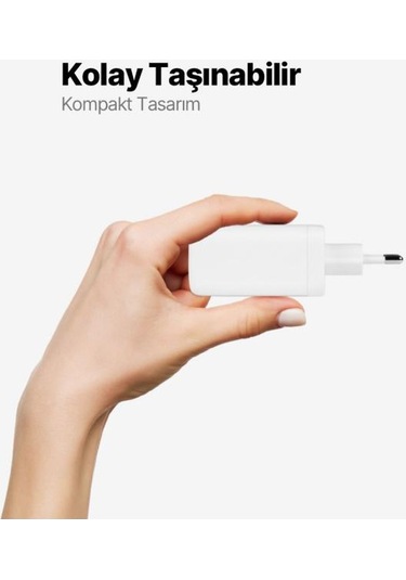 Ttec Smartcharger Trio Gan 120w Pd Seyahat Hızlı Şarj Aleti 2 Usb-c+usb-a