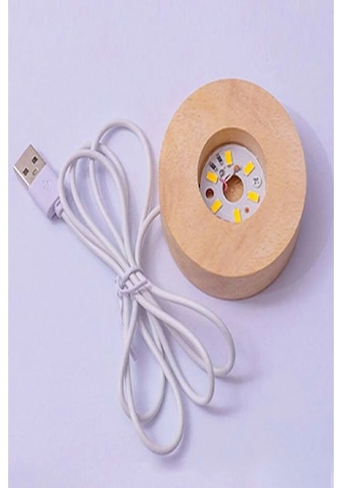 MOBGİFT Tüm Gezegenler Tasarımlı Ahşap Altlıklı Işıklı Cam Küre