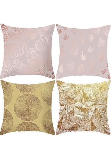 Şık Yastık Kılıfı Değiştirme Rahat 45x45 Cm Soyut Geometrik Atmak Minder Örtüsü Kanepe İçin 2