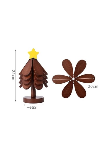 Ulzyvf Yemek Tencere Önleyici Masası Kahverengi Haşlanma Ev Dekorasyonu Bardak Altlıkları Altlığı Ahşap A Tv Kahverengi