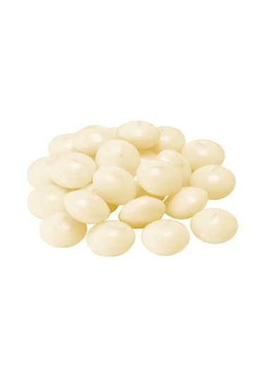 Sumuhome Fenomen Tealıght Suda Yüzen Mum 4 Saat 24 Adet Naturel