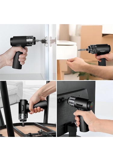 Kingsdun Sarjli Tornavida Seti 35 Parçali Manyetik Uç 5v 2500mah