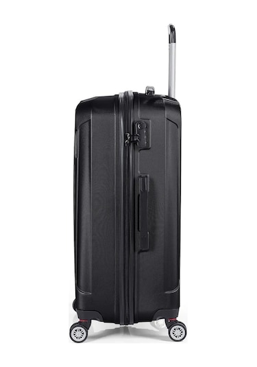 Polo&sky Spring Model Siyah Renk Orta Boy Valiz Bavul Siyah