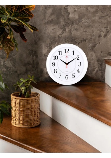 Rubın Duvar Dekoratif Saati 24,5 Cm 212959195 Beyaz