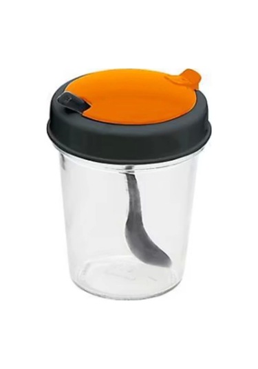 Herevin Her131509-580 Desenli Kaşıklı Baharatlık 320cc Çok Renkli