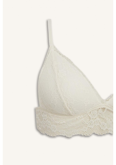 Defacto Pedli Dantelli Bralet Fall İn Love D7843ax25wnwt46 Beyaz
