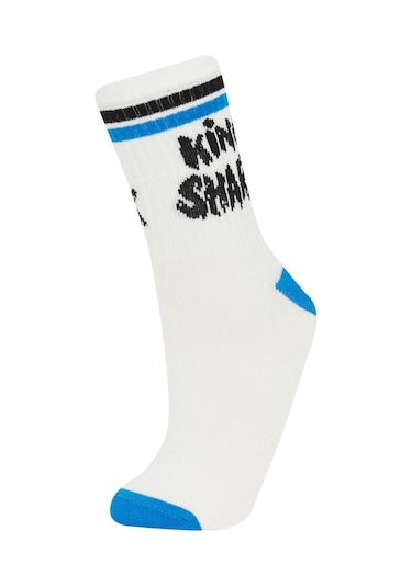 DeFacto Erkek Çocuk 3'lü Pamuklu Uzun Çorap E5527A8NSWT1