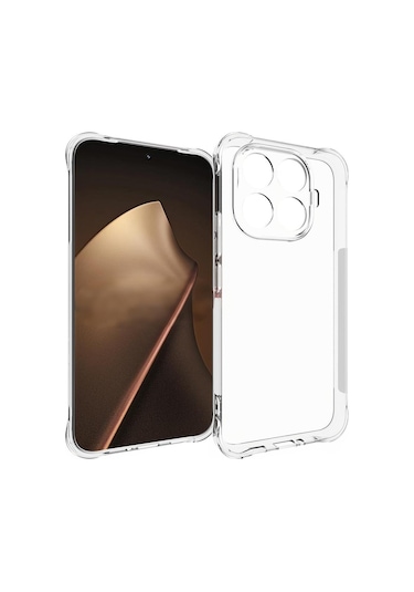 Xiaomi 15t Pro Şeffaf Tpu Kılıf 2.0mm Telefon Arka Kapağı - Şeffaf Şeffaf