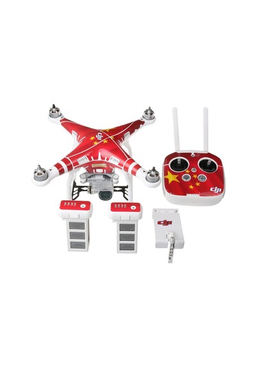 Djı Phantom 3 Quadcopter Ve Uzaktan Kumanda Ve Pil İçin 4d İmitasyon Karbon Fiber Pvc Su Direnci Etiket Kiti Çin Bayrağı Deseni Diğer