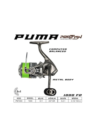 Portfish Puma 1000 Olta Makinası