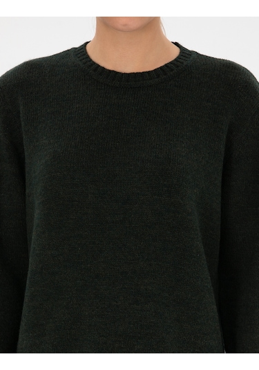 Pierre Cardin Kadın Koyu Yeşil Kazak /triko 50316310-vr079 Koyu Yeşil