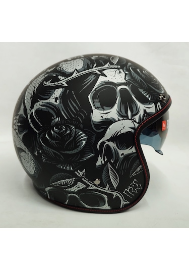 Mt Le Mans 2 Sv Breakout B2 Açık Motosiklet Kaskı Mat Siyah