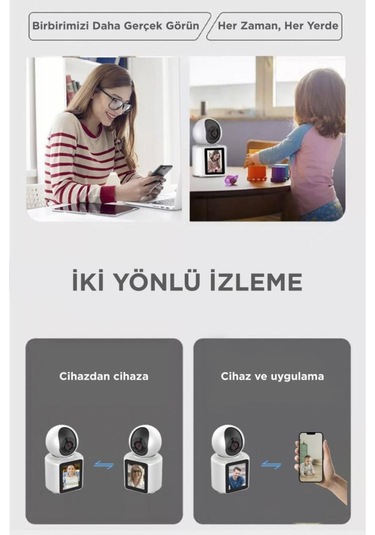 Torima Cmr-11 360 Akıllı Güvenlik Ve Bebek Kamerası - 5mp Hd Görüntü, Gece Görüşü, İki Yönlü Ses