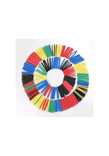 164 Adet Renkli Makaron Seti Daralan Makaron Kablo Koruyucu Kılıf