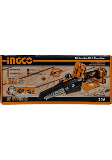 Ingco CGSLI20682 20V 2x2.0 Ah Li-ion Akülü Dal Kesme