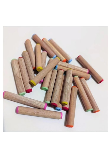 Montessori Tak Çıkar Renkli Kirpi Oyunu Yedek Dikenler