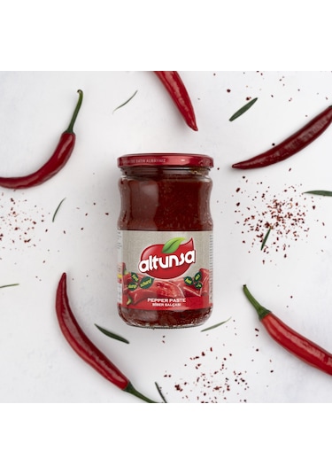 Altunsa Acı Biber Salçası + Tatlı Biber Salçası 2 x 650 G