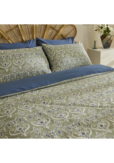 Sarah Anderson Aderra Çift Kişilik Nevresim Takımı Mint Mint