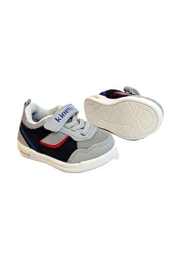 Kinetix Hornet Fx Gri Cırtlı Bebe Erkek Çocuk Spor Ayakkabı Gri