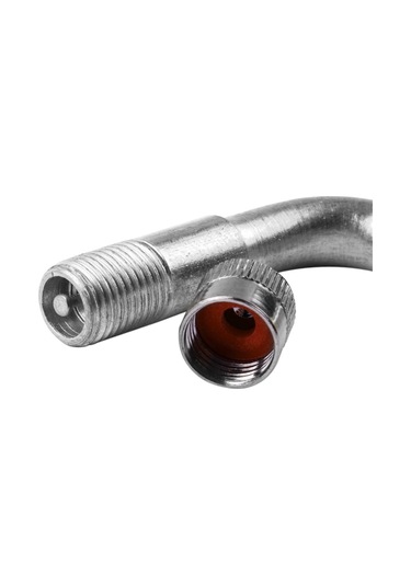 Dofolink 90 Derece Bakır Lastik Valfi Uzantı Kolu, Otomobil Motosiklet Kamyon İçin Metal Kapaklı, Kolay Kurulumlu, Sıkıştırma Ve Kontrol İçin Uyumlu