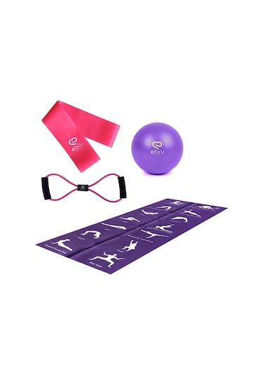 Ebru Şallı Large Pilates Seti Set