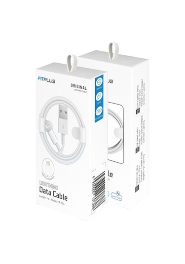 Fitplus Bianca Fp-104 Lightning Data/Şarj Kablosu Beyaz 1Mt - Bey (464951688)