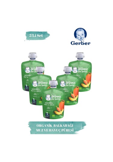 Gerber Organik Muzlu Ve Havuçlu Balkabağı