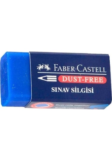 Faber-Castell No:24 Orta Boy Mavi Sınav Silgisi 24 Adet