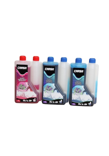 Carsa Karavan Tuvalet Kimyasalı Parçalayıcı + Karavan Sifon Kimyasalı 2 x 1 L