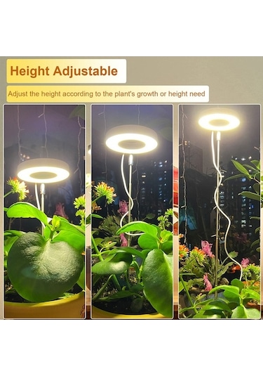 Tongxida 4 Kafa Led Bitki Büyüme Işığı Taklit Güneş Işığı Teleskopik Dolgu Işığı Diğer