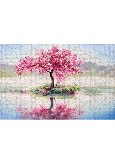 Nova 1000 Parça Pembe Kiraz Çiçeği. Sakura Puzzle - 41017
