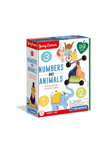 Clementoni Sayılar Ve Hayvanlar Puzzle 75048