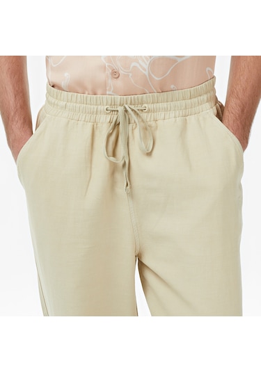 Unıted4 Regular Fit Erkek Krem Pantolon Seka