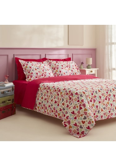 Sarah Anderson Amour Glow Çift Kişilik Nevresim Takımı Multicolour Renkli